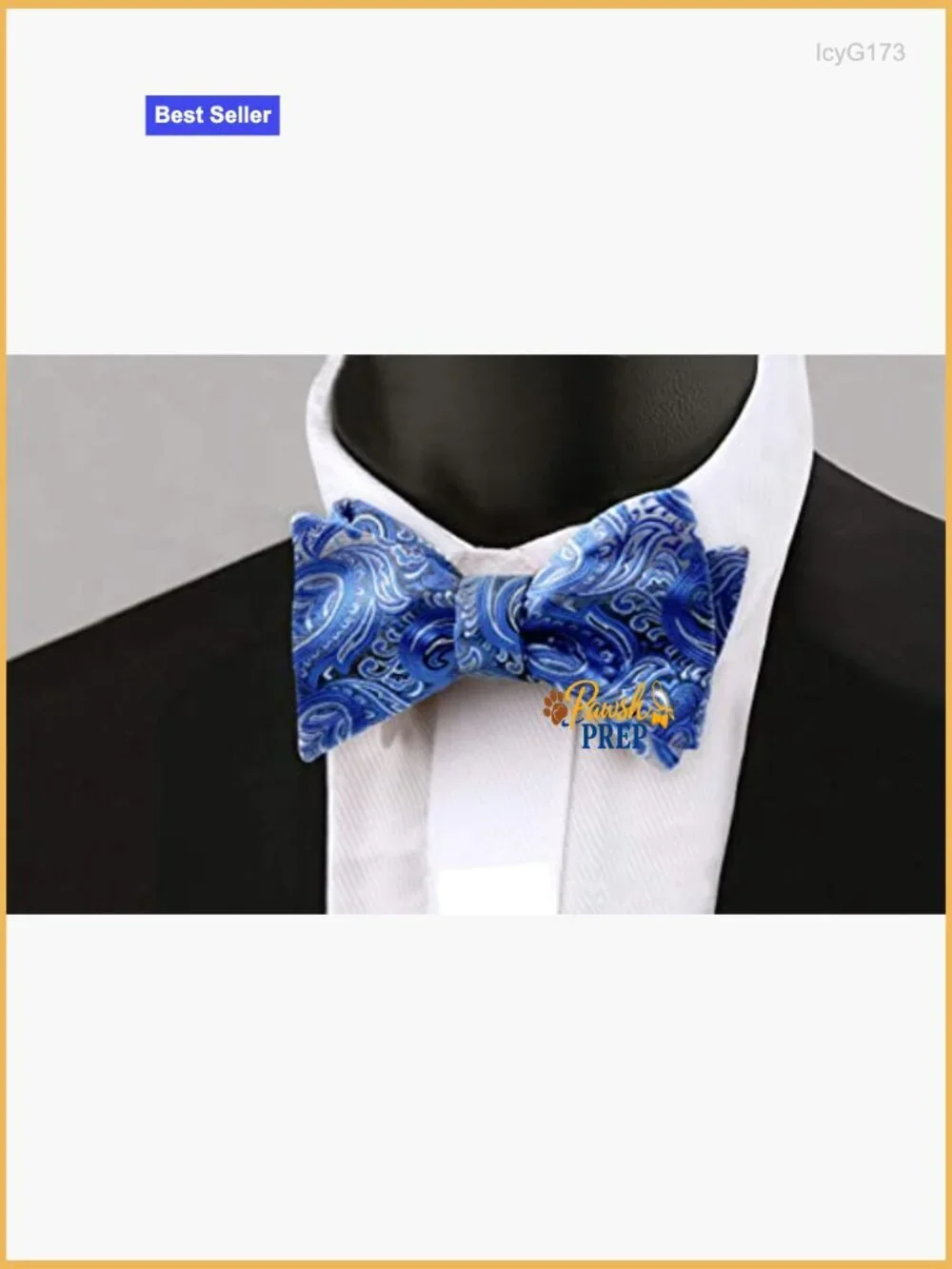 Silk Polyester Bow Tie Pocket Square Set Adjustable 14.5-20